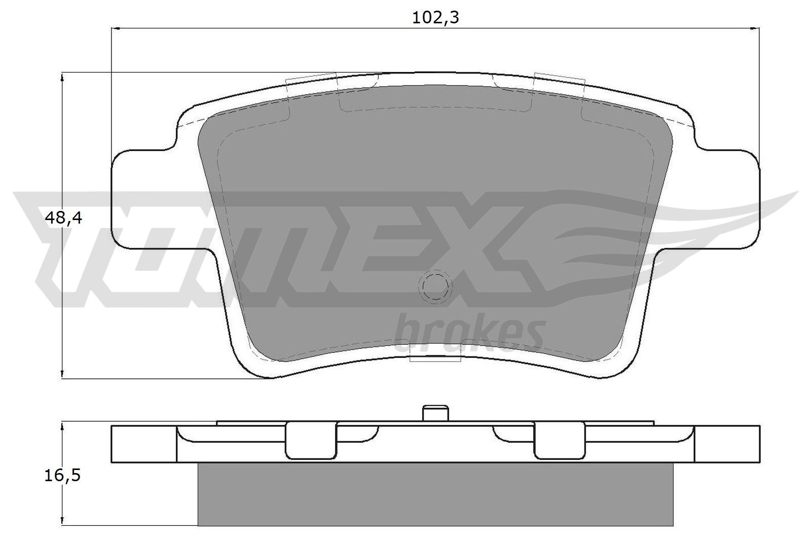 TOMEX Brakes TX 14-82 Sada...